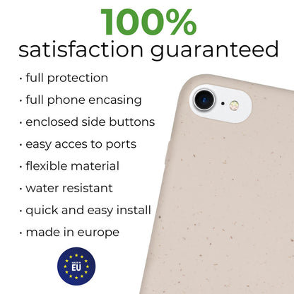 Biodegradable iPhone Case - Natural White