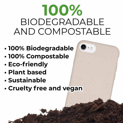 Biodegradable iPhone Case - Natural White